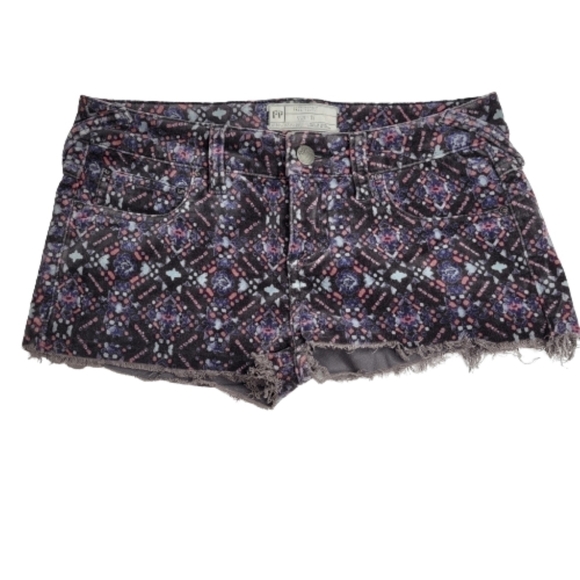 Free People Multi Colored Shorts - Picture 1 of 7